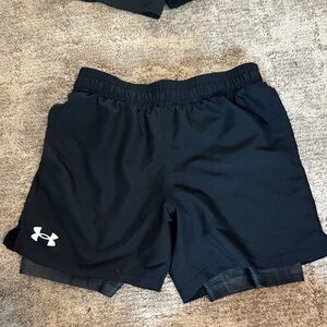 Boy’s Under Armour Black Training Shorts